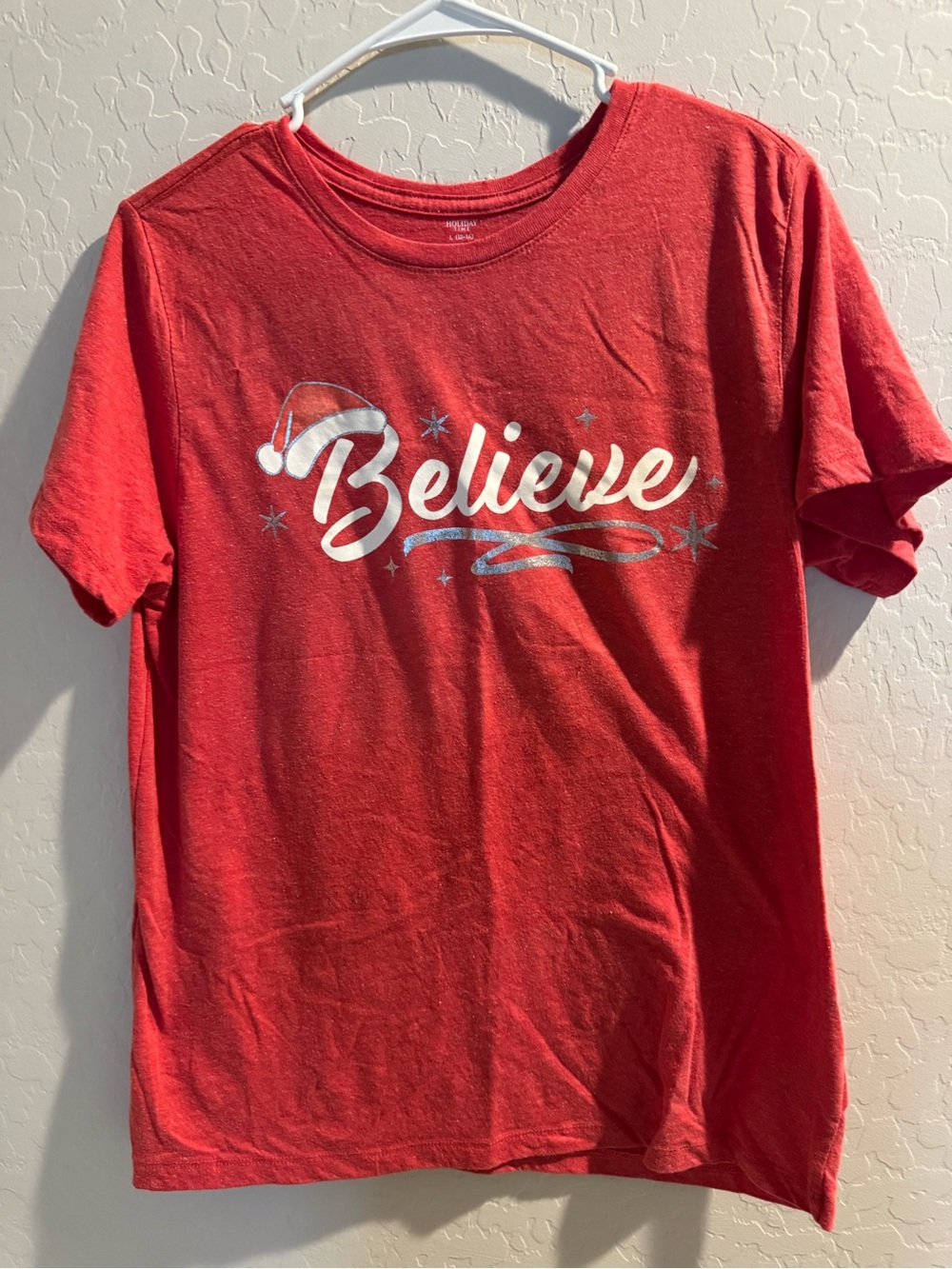 Believe Graphic Kids T-Shirt - Red